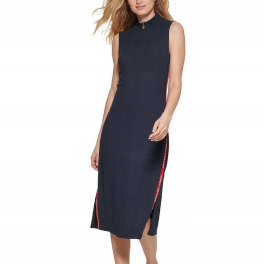 Tommy Hilfiger Navy Sleeveless Dress